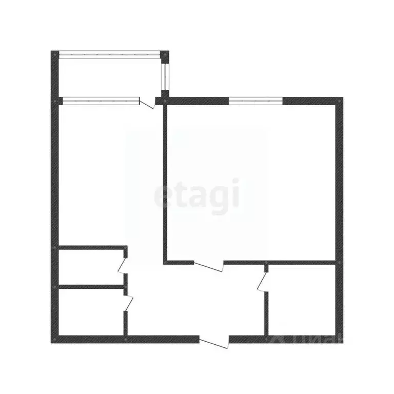 1-к кв. Смоленская область, Смоленск ул. Брылевка, 16 (41.5 м) - Фото 1
