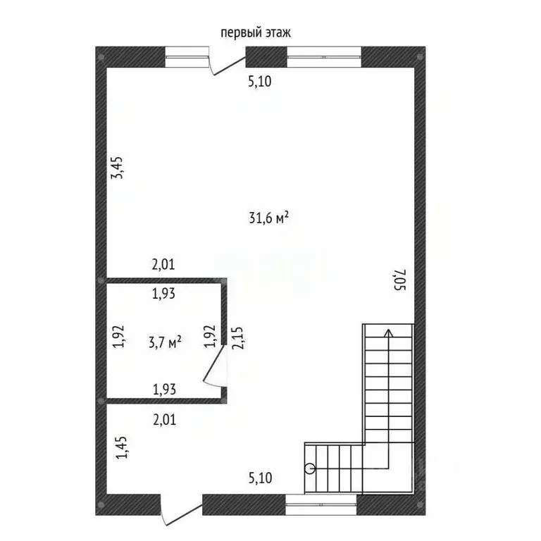 2-к кв. Башкортостан, Уфа Максимовка мкр, ул. Чехова, 83Ж (70.0 м) - Фото 2