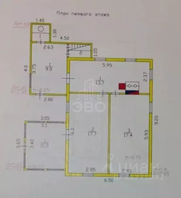 Дом в Ленинградская область, Гатчинский муниципальный округ, Сиверский ... - Фото 2