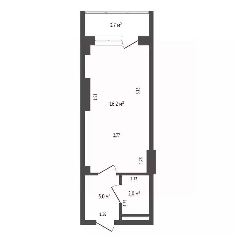 Студия Саха (Якутия), Якутск Сергеляхское шоссе, 11-й км, 6/3 (21.2 м) - Фото 2