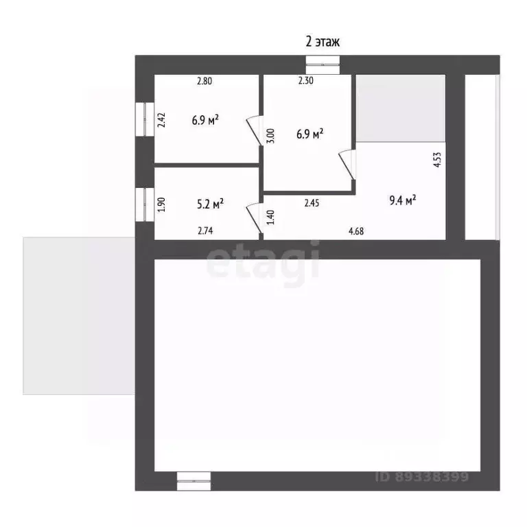 Дом в Башкортостан, Бирск Молодогвардейская ул., 28 (109 м) - Фото 2