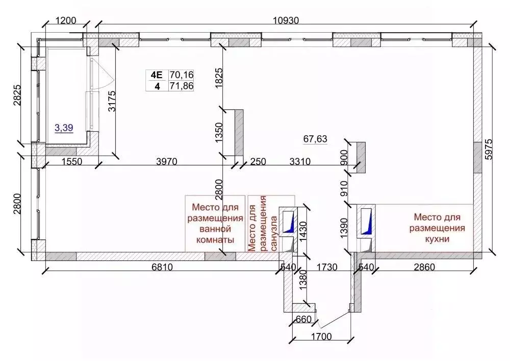 4-к кв. Кемеровская область, Кемерово ул. Дружбы, 9 (71.86 м) - Фото 0