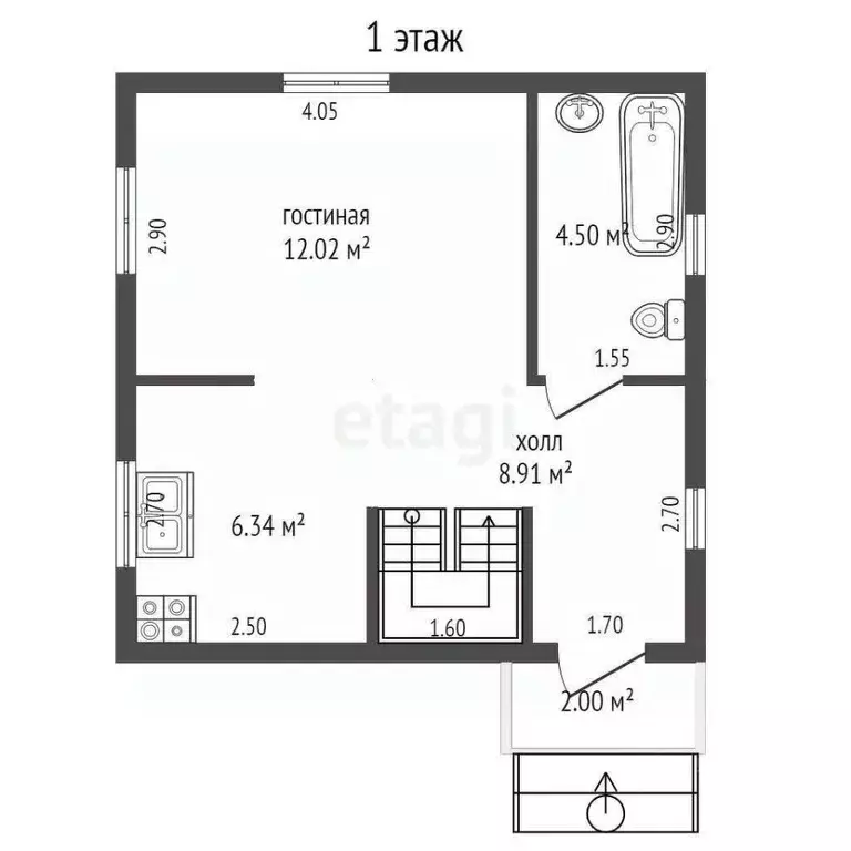Дом в Москва д. Архангельское, ул. Зосимовская, 135 (62 м) - Фото 1