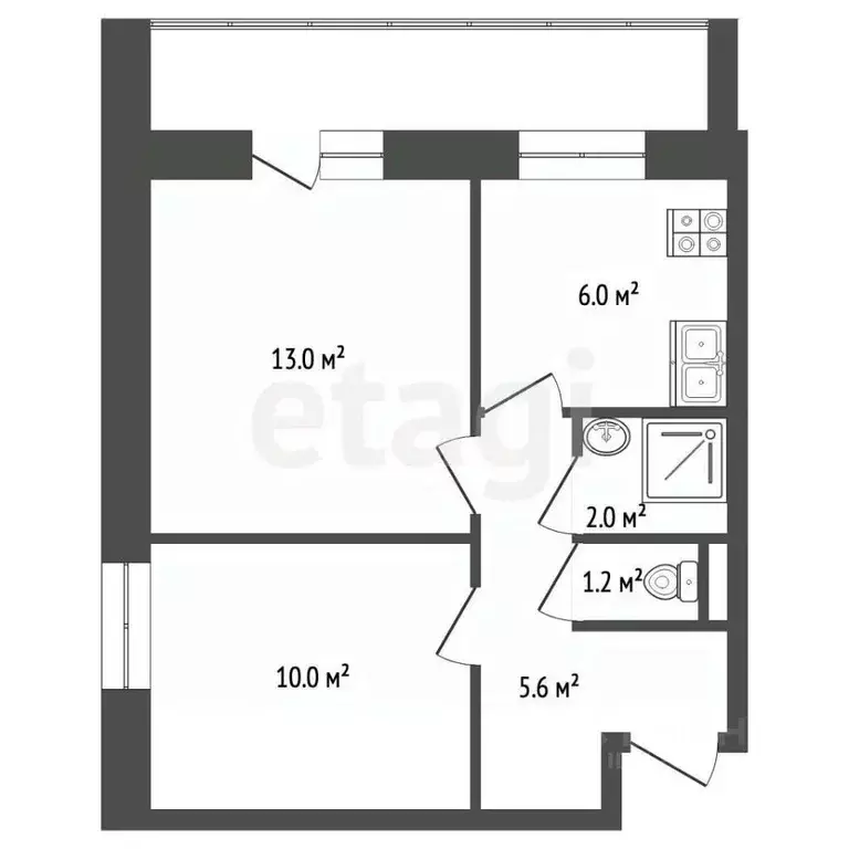 2-к кв. Москва Палехская ул., 9К1 (37.8 м) - Фото 2