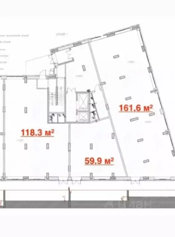 Торговая площадь в Москва бул. Скандинавский, 1к2 (162 м) - Фото 1