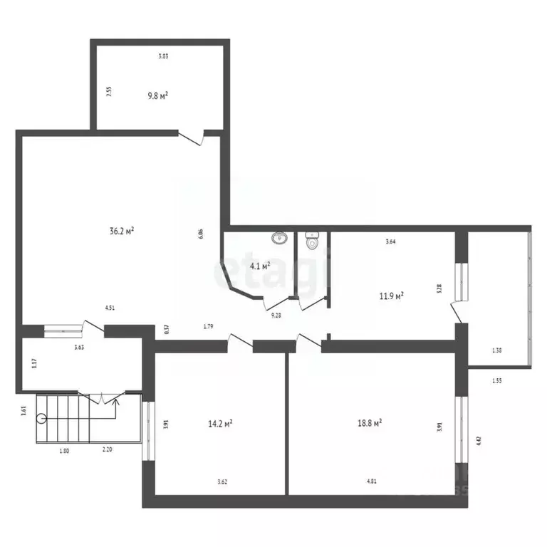 Помещение свободного назначения в Красноярский край, Красноярск ... - Фото 2