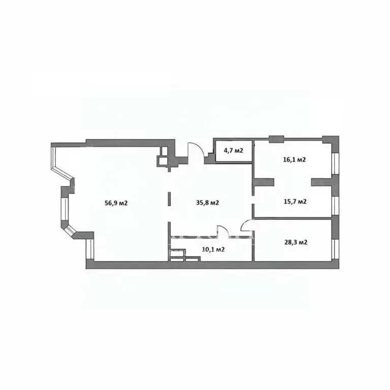 4-к кв. Москва Ломоносовский просп., 25к5 (168.5 м) - Фото 2