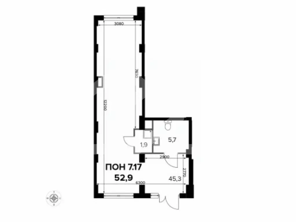 Торговая площадь в Москва Ленинградское ш., 228к3 (53 м) - Фото 2