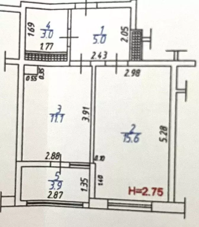 Квартира, 1 комната, 39 м - Фото 0