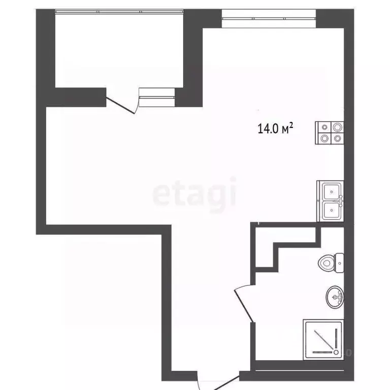 Студия Тюменская область, Тюменский муниципальный округ, д. Патрушева ... - Фото 2