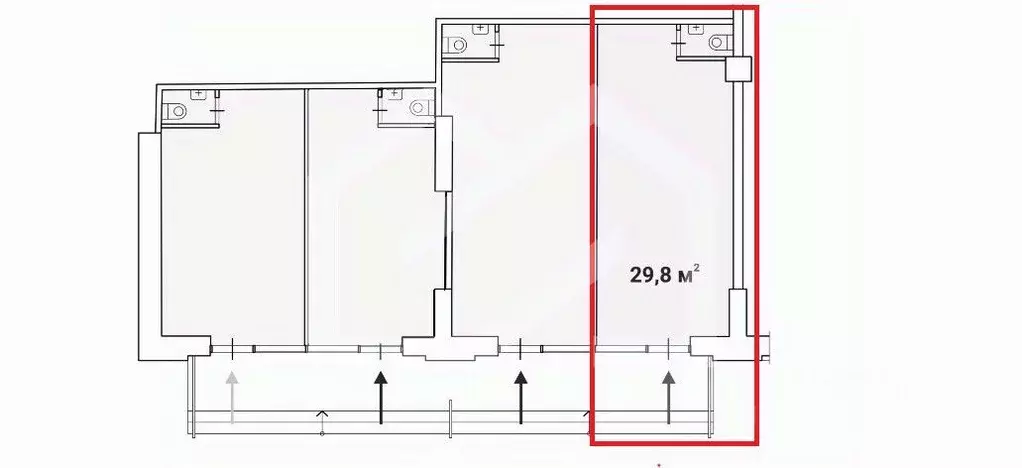 Торговая площадь в Москва Кожевническая ул., 4 (30 м) - Фото 2