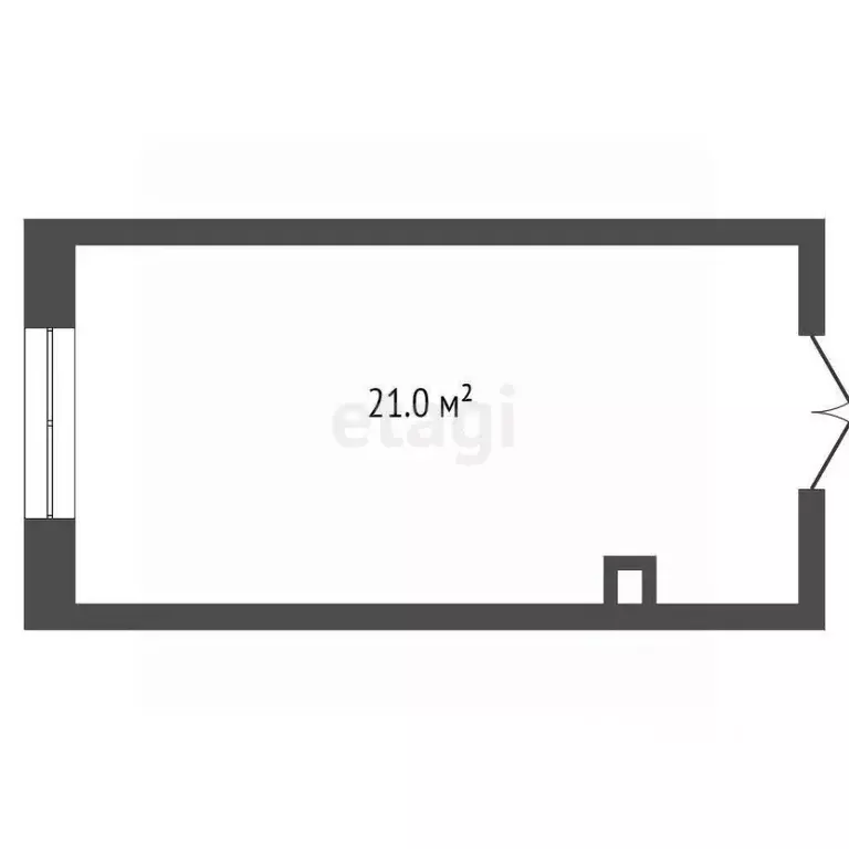 Офис в Ямало-Ненецкий АО, Новый Уренгой Сибирская ул., 31А (21 м) - Фото 1