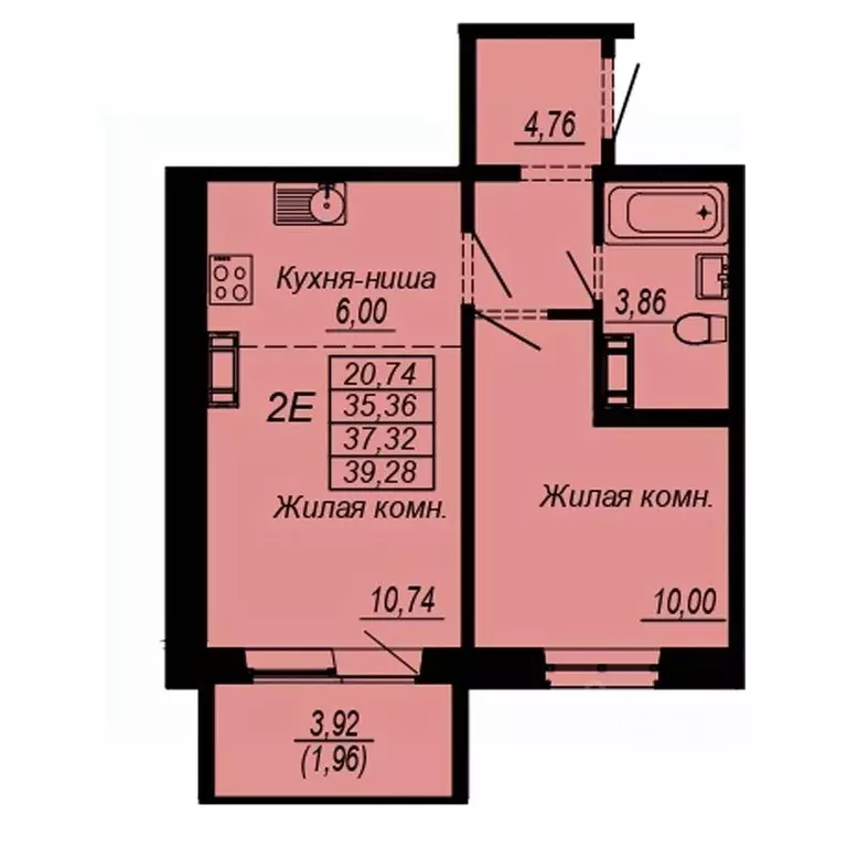 2-к кв. хабаровский край, хабаровск южный мкр, ул. рокоссовского . - Фото 0