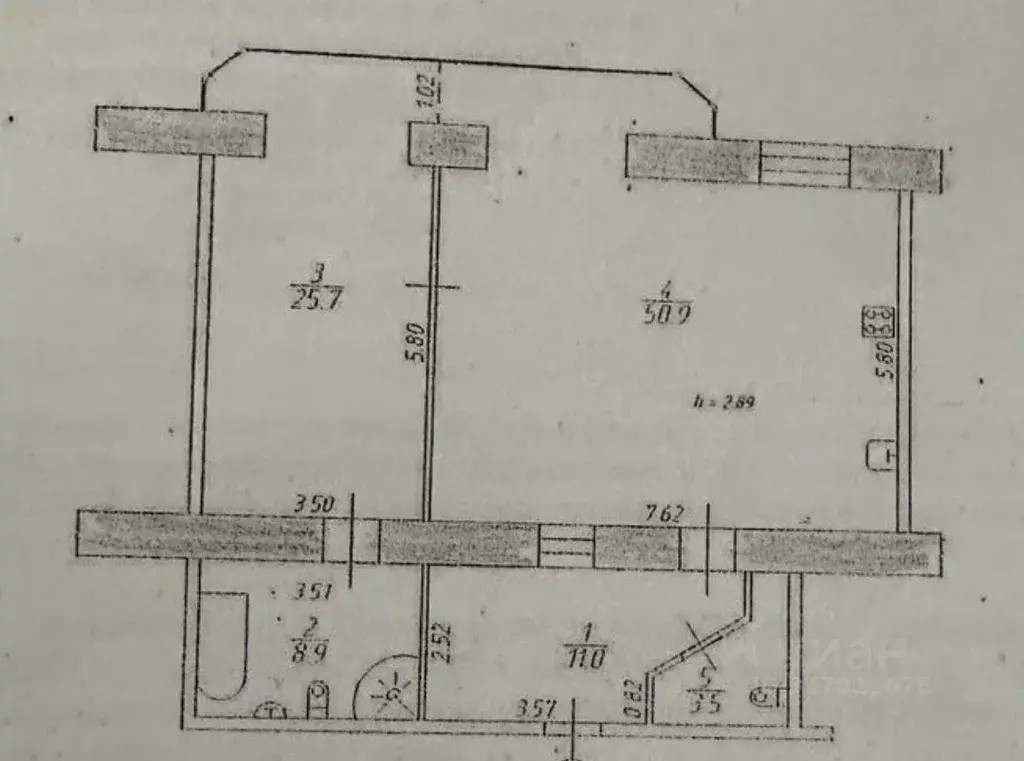 2-к кв. Омская область, Омск ул. 5-й Армии, 4 (100.0 м) - Фото 2