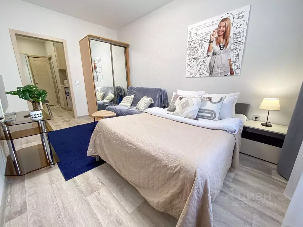 1-к кв. Ульяновская область, Ульяновск ул. Любови Шевцовой, 59Б (25.0 ... - Фото 1