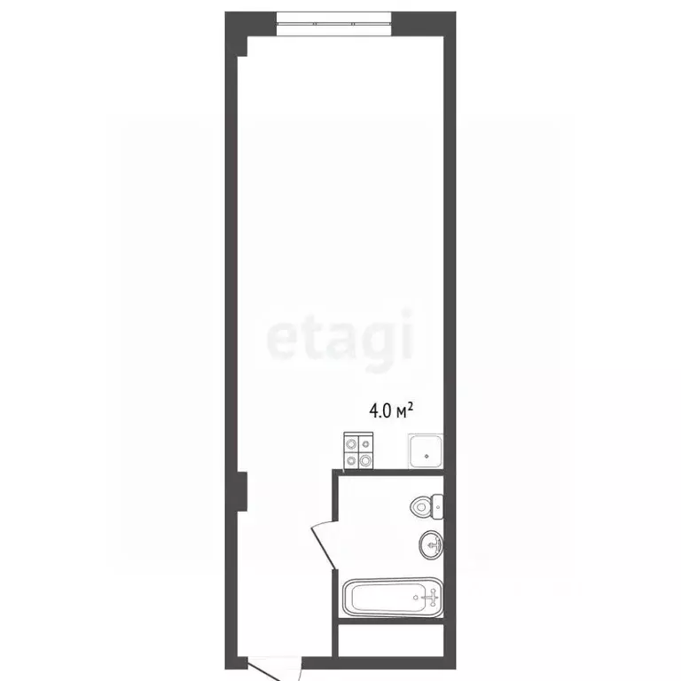 Студия Москва ул. Академика Королева, 13 (28.3 м) - Фото 1