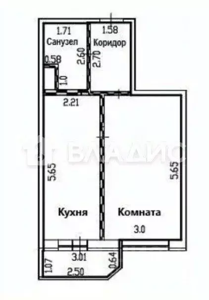 1-к кв. Московская область, Истра муниципальный округ, с. Рождествено ... - Фото 1