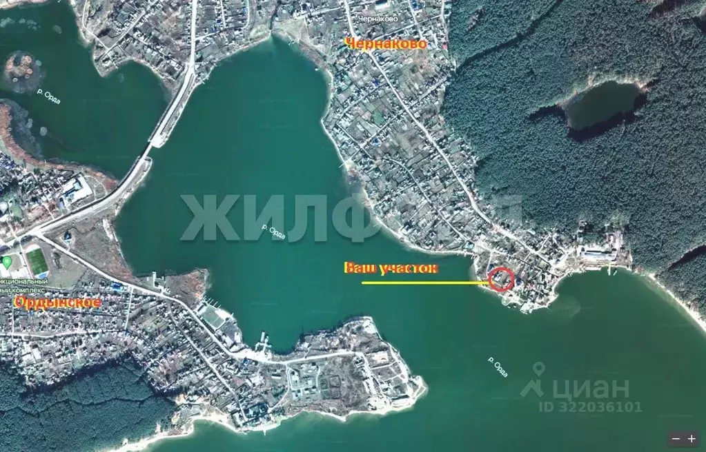 Участок в Новосибирская область, Ордынский район, пос. Чернаково ... - Фото 0