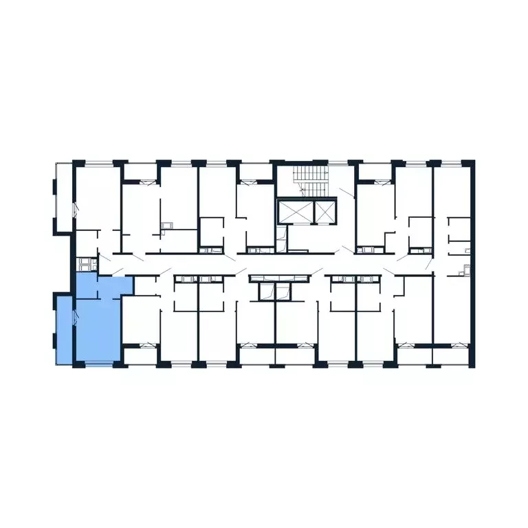 Квартира-студия: Новоселье, Центральная улица, 30к2 (23.8 м) - Фото 2