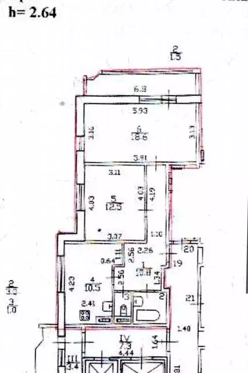 Квартира, 2 комнаты, 56 м - Фото 0