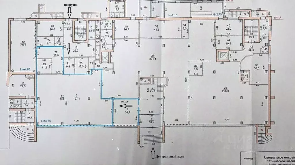 Помещение свободного назначения в Волгоградская область, Волгоград ул. ... - Фото 2