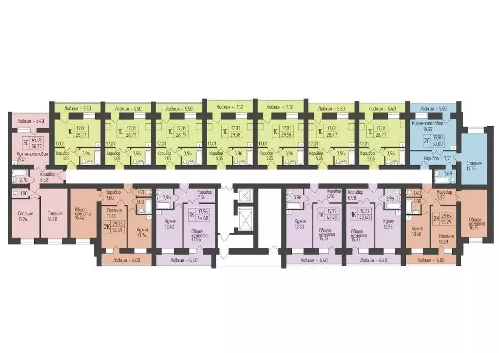 1-к кв. Новосибирская область, Новосибирск ул. Юности, 9 (42.4 м) - Фото 2
