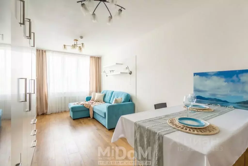 2-к кв. Санкт-Петербург Туристская ул., 23к1 (35.5 м) - Фото 1
