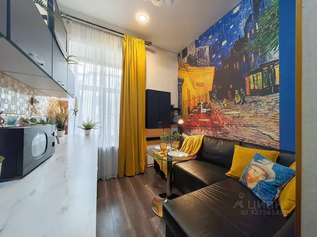 Студия Санкт-Петербург ул. Глинки, 3-5-7 (21.0 м) - Фото 1