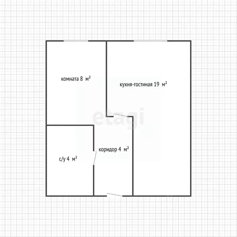 2-к кв. Адыгея, Майкоп ул. Димитрова, 18 (35.0 м) - Фото 1