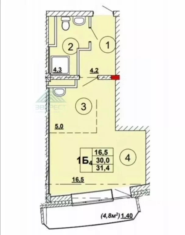 Студия Хакасия, Абакан ул. Кирова, 185к2 (31.4 м) - Фото 2