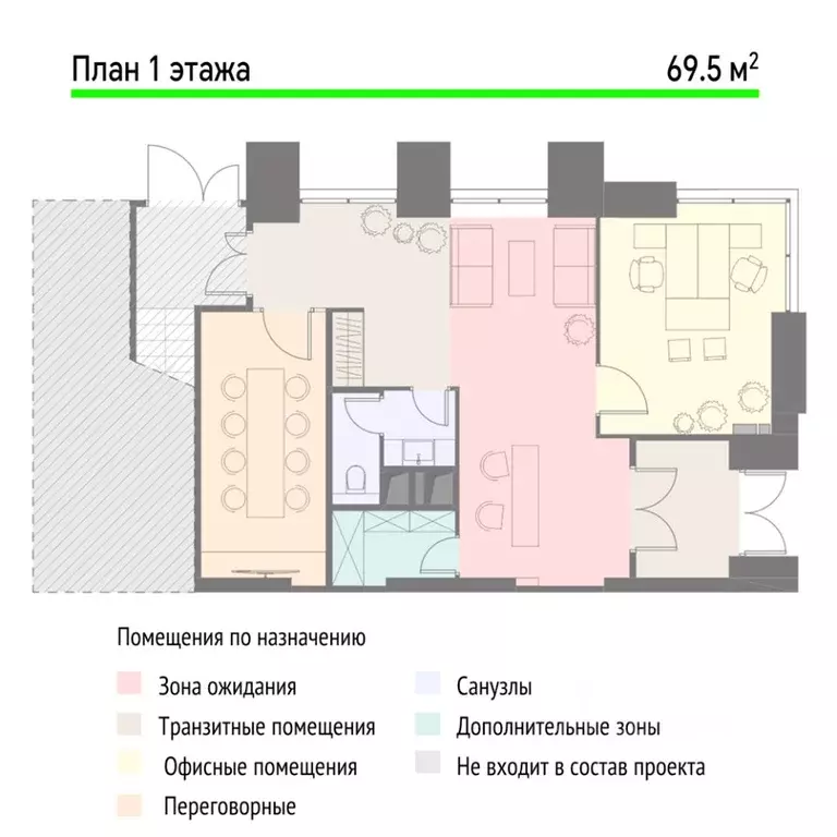 Помещение свободного назначения в Москва ул. Юннатов, 16 (402 м) - Фото 2