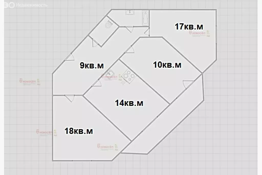 3-комнатная квартира: Среднеуральск, Лесная улица, 5 (80 м) - Фото 0