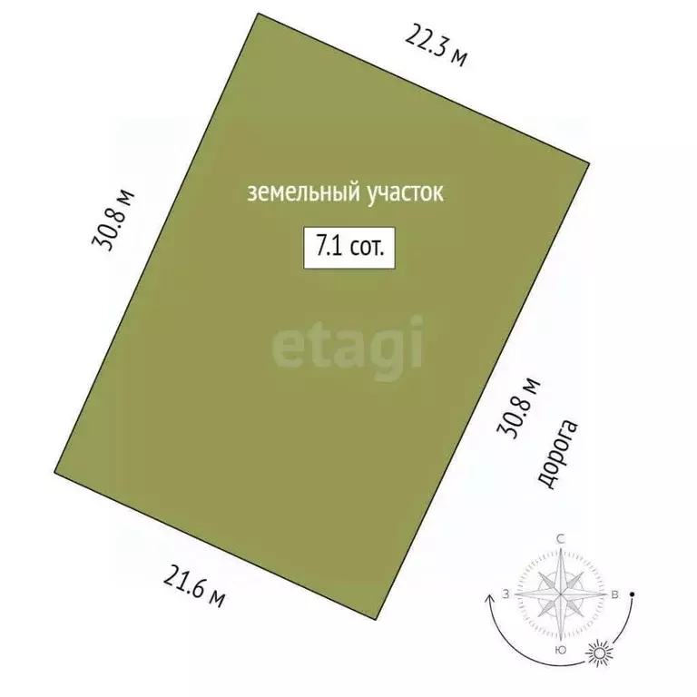 Участок в Тюменская область, Тюмень Зеленый Бор ДНТСН,  (7.1 сот.) - Фото 2