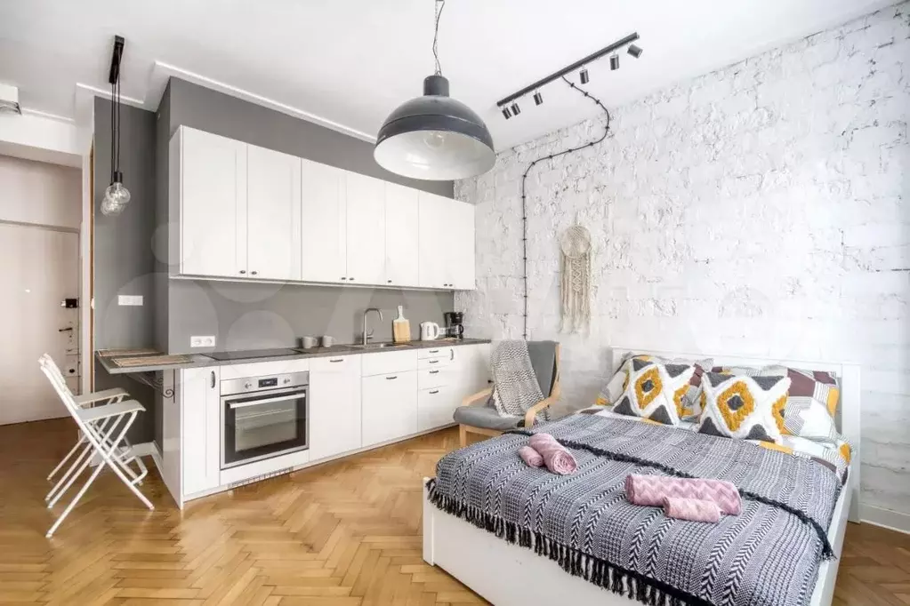 Квартира-студия, 25,6 м, 2/4 эт. - Фото 1
