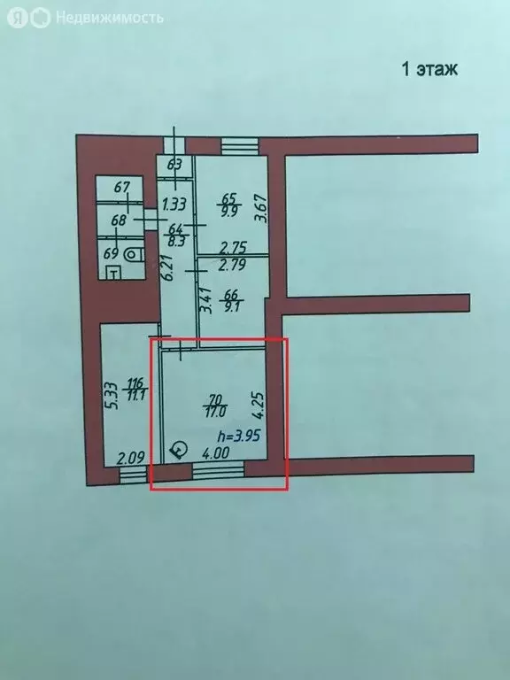 Помещение свободного назначения (17 м) - Фото 2