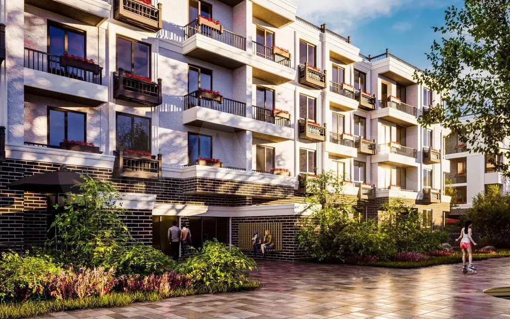 1-к. квартира, 31,7 м, 4/4 эт. - Фото 1