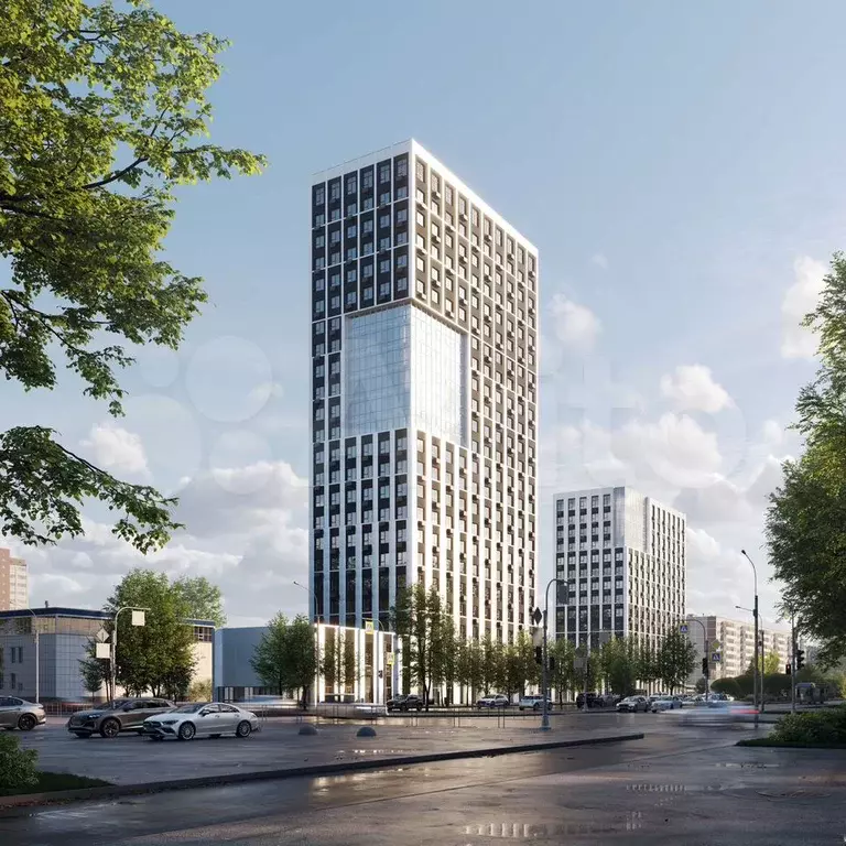 2-к. квартира, 46,1 м, 12/23 эт. - Фото 1