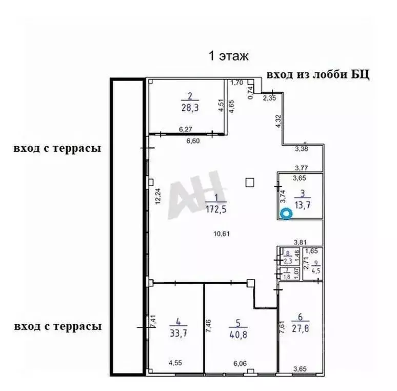 Офис в Москва Верхняя Красносельская ул., 3С2 (358 м) - Фото 2