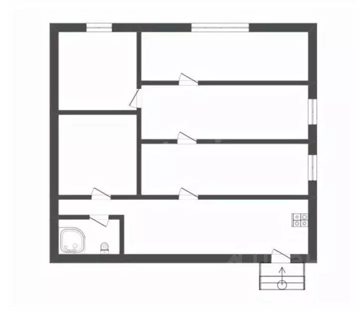 Дом в Воронежская область, Борисоглебск ул. Шевченко, 12 (67 м) - Фото 2