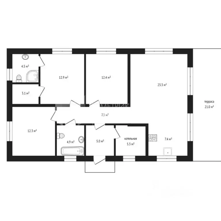 Коттедж в Тюменская область, Тюмень Меридиан СНТ, ул. 2-я Лесная, 190 ... - Фото 2