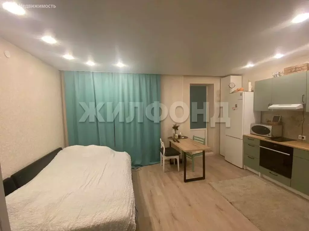 Квартира-студия: Новосибирск, улица Юности, 3 (25.7 м) - Фото 1