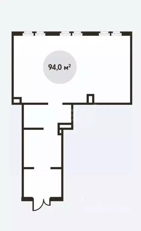 Помещение свободного назначения в Москва № 100 кв-л, 1к2 (94 м) - Фото 1