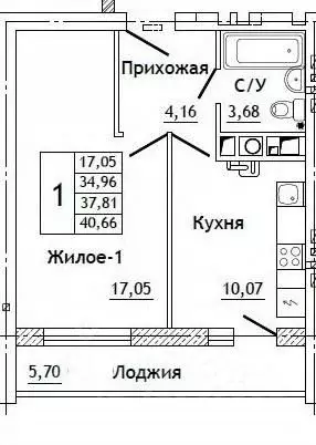 1-к кв. Смоленская область, Смоленский муниципальный округ, д. ... - Фото 0