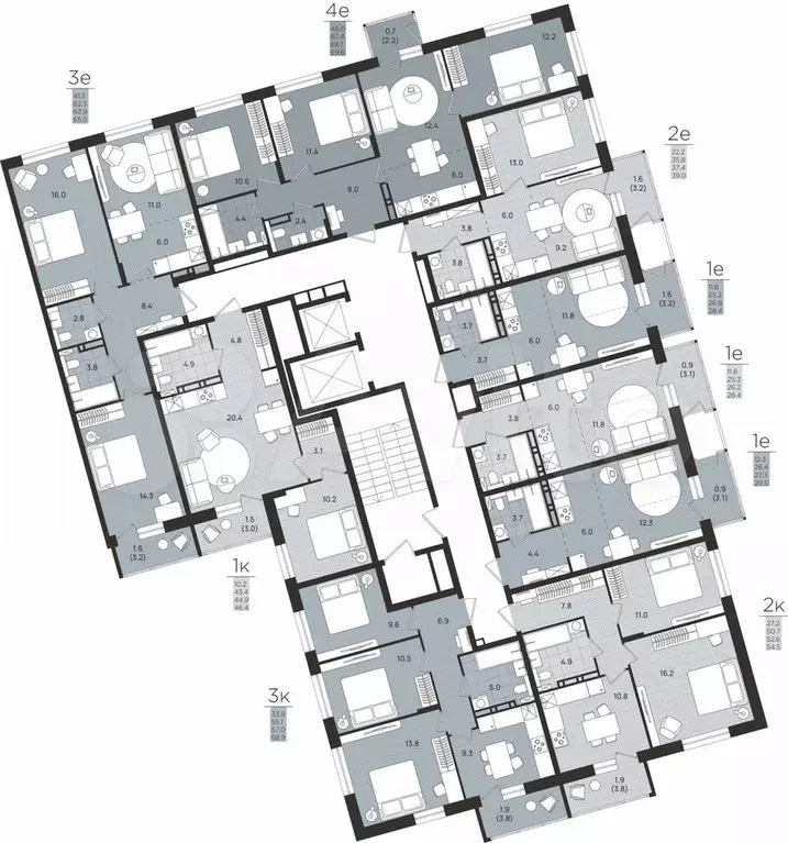 Квартира-студия, 27,3 м, 5/8 эт. - Фото 1