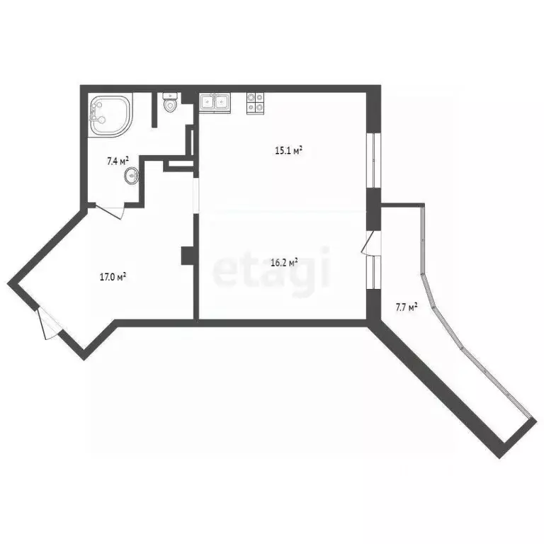 Студия Челябинская область, Челябинск ул. Братьев Кашириных, 124 (55.7 ... - Фото 2