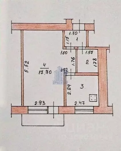 1-к кв. Чувашия, Чебоксары ул. Юрия Гагарина, 13 (30.0 м) - Фото 1