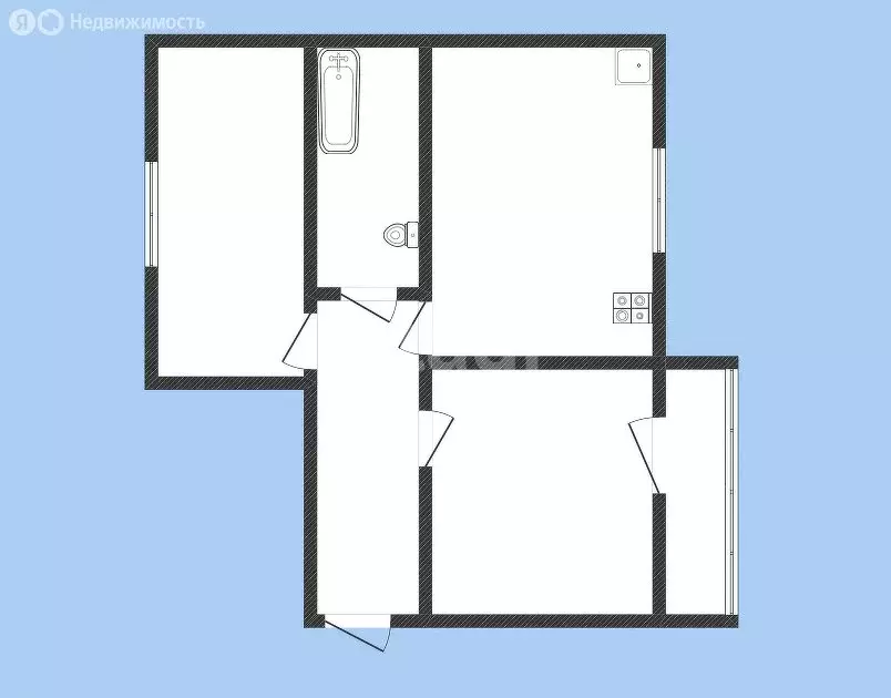 2-комнатная квартира: Черкесск, Кузнечный переулок, 2Б (72 м) - Фото 1