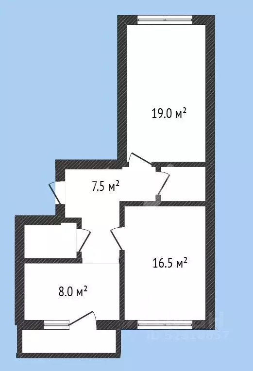 2-к кв. Башкортостан, Салават ул. Бекетова, 40 (55.5 м) - Фото 2