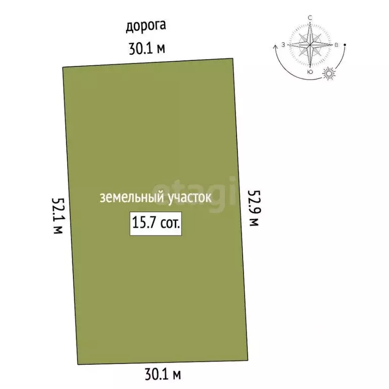 Участок в Ростовская область, Аксайский район, Большелогское с/пос, ... - Фото 1