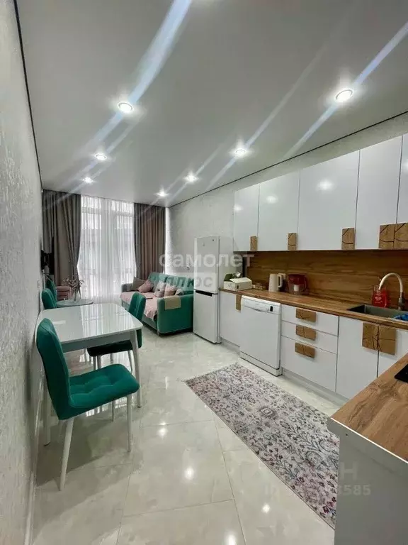 1-к кв. Кабардино-Балкария, Нальчик ул. Тлостанова, 32 (50.0 м) - Фото 2